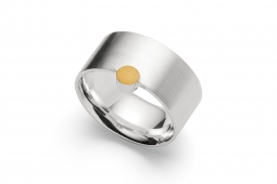 bastian inverun Ring 925/- teilvergoldet 27390