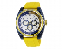 JET SET Watches Rio Herrenchronograph blau/gelb
