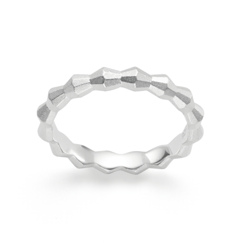925/- Ring mattiert