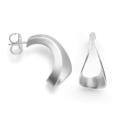 925/- Ohrstecker mattiert/poliert